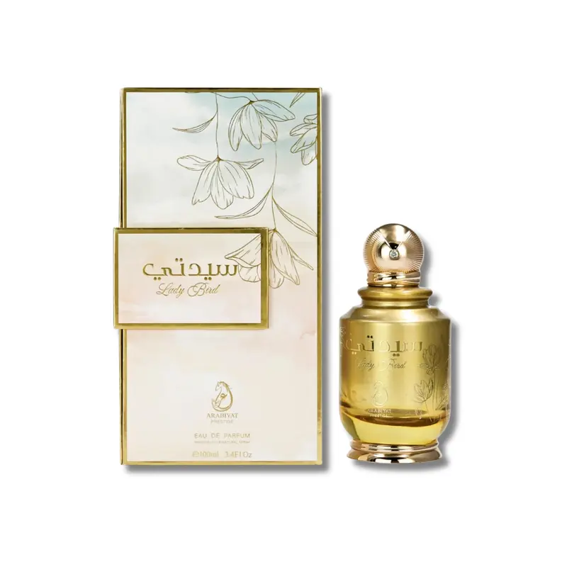 Arbiyat Prestige Lady Bird Eau De Parfum (EDP Perfume Spray) - 3.4 fl oz Women's Fragrance, Elegant Design, Refined Floral Scent, Long-Lasting Luxury Scent, Contains Alcohol