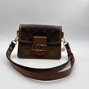 Pre-owned X135 LV Dauphine MM Monogram Reverse Bag 26.06.03