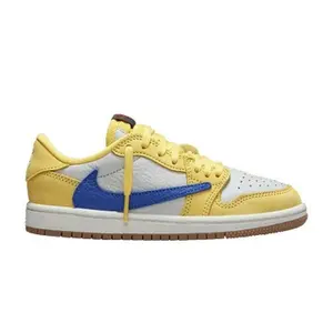 Travis Scott x Air Jordan 1 Retro Low OG SP PS 'Canary'