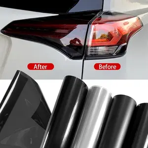 Car Headlight Color Vinyl Wrap 30x100cm, Waterproof Motorcycle Sticker, Car Accessory Decal, Auto Lighting Customization Film