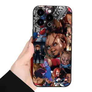 Classic Horror movie Doll C-Chucky phone case Compatible with iPhone 17/16/15/14/13/12/11/Pro/ProMax/Plus/Air/Xsmax/E, for Samsung S26/S25/S24/S23/S22/Ultra/Plus/Edge, Featuring a Soft TPU Back for Drop Protection, Halloween Phone Case, cool holiday GIft