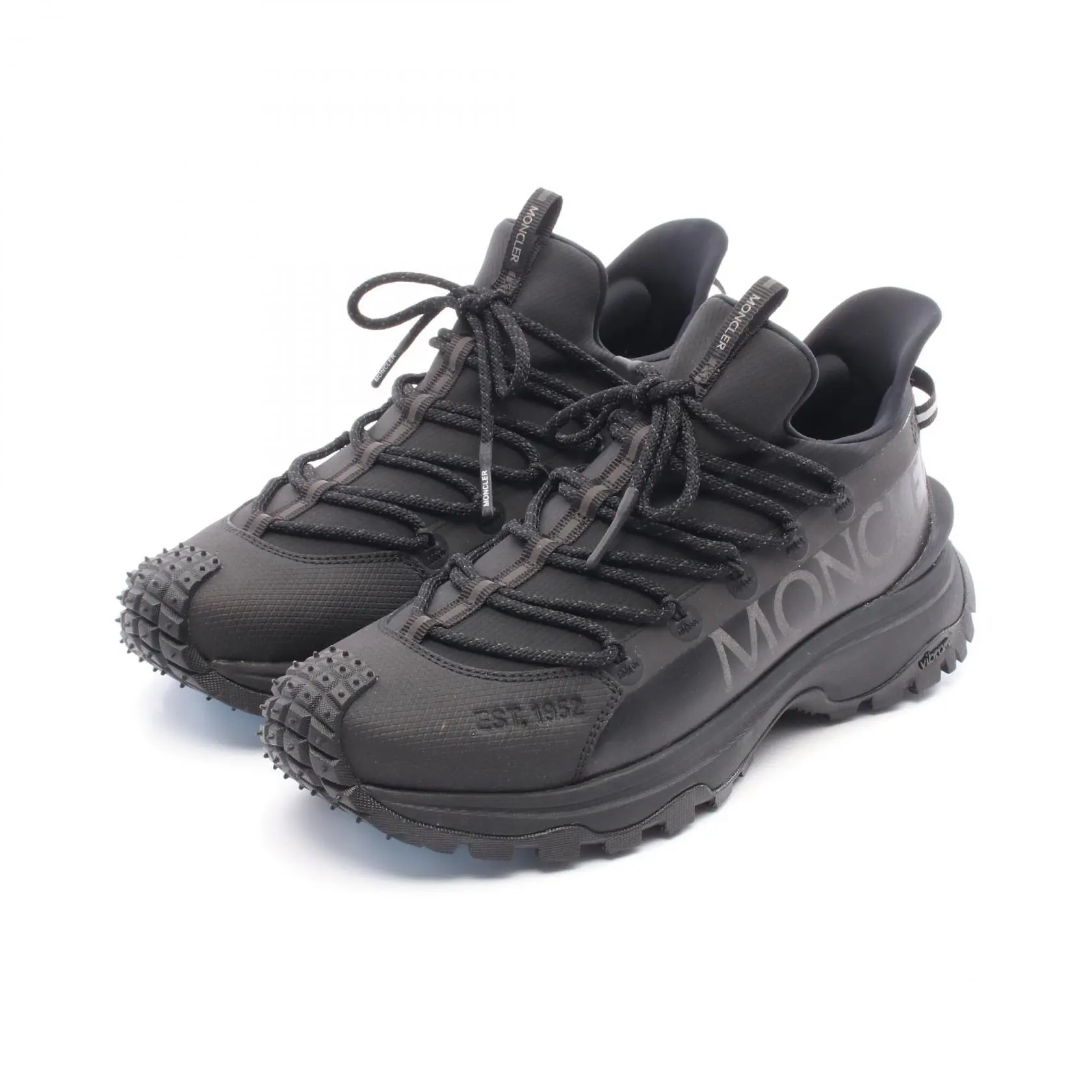 Pre-owned MONCLER Nylon Small Leather Goods TRAILGRIP LITE2 Polyamide Sneakers