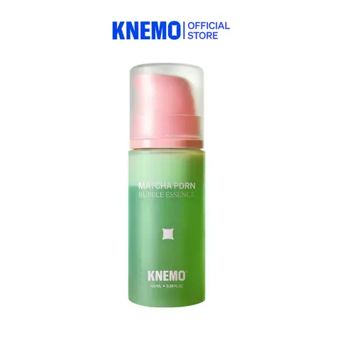 [KNEMO Official] Matcha PDRN Bubble Essence, Purifying Antioxidant Activating Boosting Face Care Serum