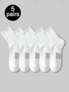 Ankle Socks, Plain Design, Comfortable Breathable, Sweat-Wicking Anti-Odor, Unisex, Spring Fall Casual Sports