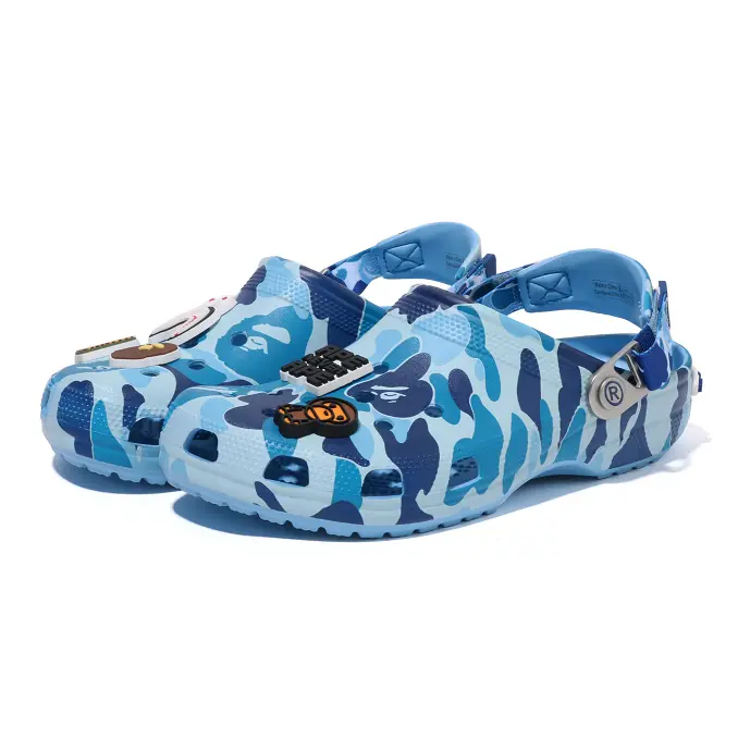 Bape x Croc Classic Clog ABC Blue Camo - 7, 8, 11, 12