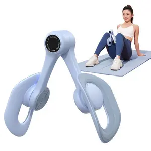 Merach Thigh Trainer Home Fitness Equipment for Inner Thigh Legs Arms Optional Versions Standard Strap Smart Counter Blue Versatile Targeted Workouts