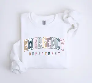 Emergency Department Shirt, ER ED Nurse Life, Emergency Room Doctor, Nursing School Grad, Nurse Week, Unisex Crewneck Sweatshirt
