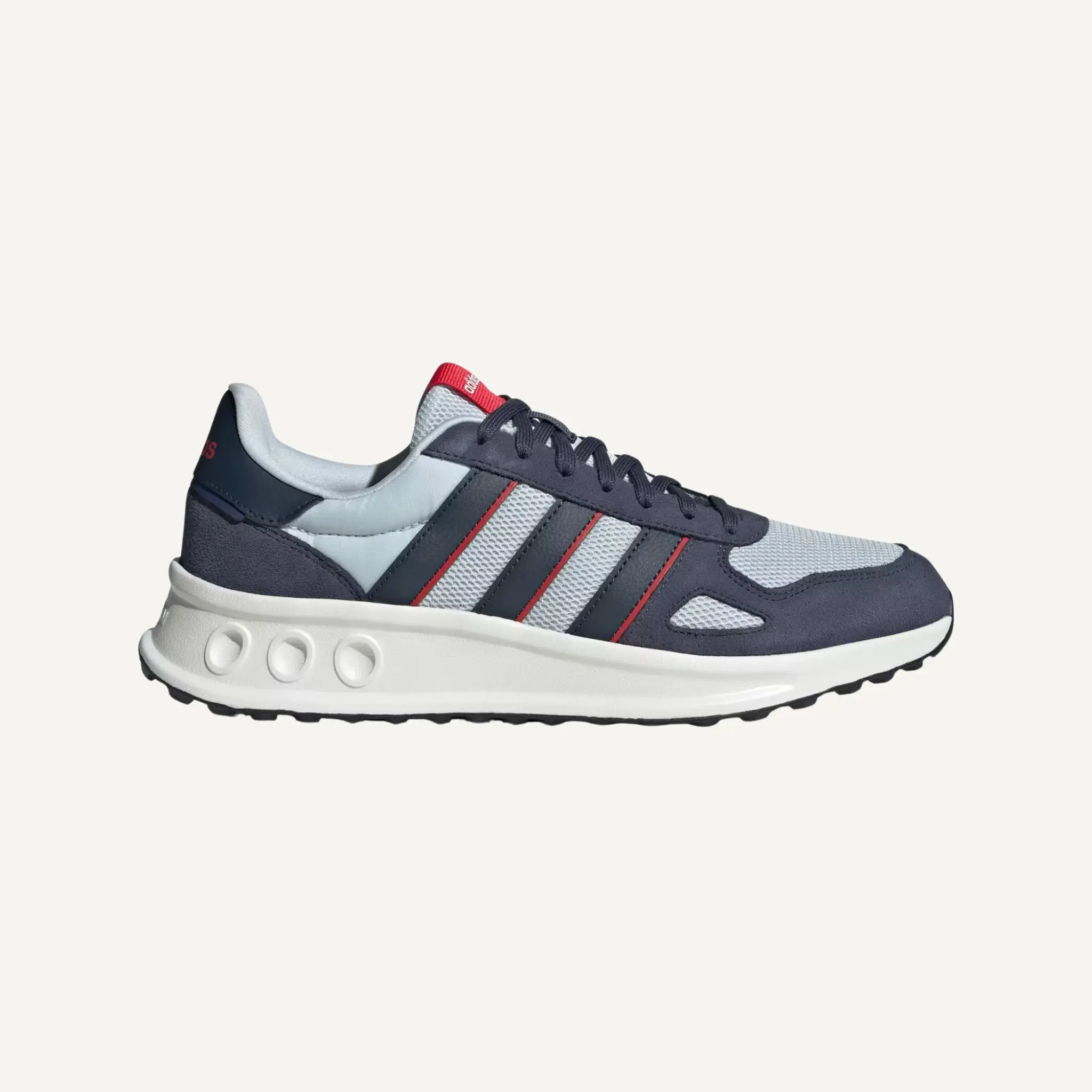 Men's Run 84 Retro Low-Profile Running Sneakers - Halo Blue, 80s-Inspired Mesh & Leather Design, Cushioned Sole for Sporty Chic Look