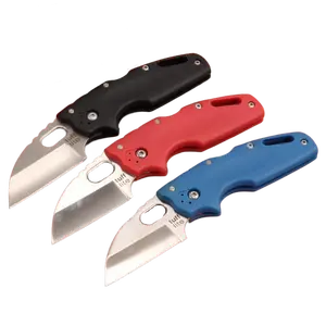 Selected gift knife, folding knife with a clip on the back, cute small folding knife for cutting fruits, for express delivery, Christmas gift