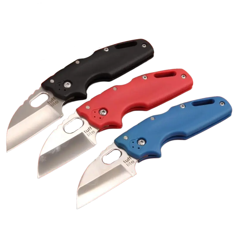 Selected gift knife, folding knife with a clip on the back, cute small folding knife for cutting fruits, for express delivery, Christmas gift