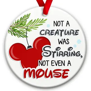 Christmas Ornament 2026 - "Not Even a  Tree Decor, Funny  Quotes Decoration - Family Winter Holiday Keepsake, Xmas  Ideas for  Lovers, Family,