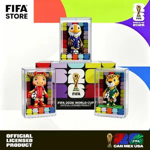 FIFA World Cup 2026 Official Mascot Figure Set 3PCS Soccer Collectible Gift Featuring Eagle Moose & Leopard Characters
