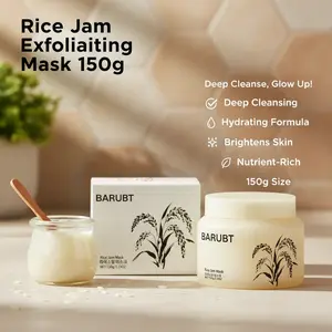 Rice & Jam Exfoliating Mask (For Face & Body) — Deep Cleansing, Hydrating & Brightening — Infuse Skin with Deep Nourishment and Abundant Moisture. 150g / 5.29 oz.