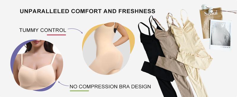 SHAPERX Full Body Shapewear Tummy Control High Waisted Seamless Leggings Stretchy Bodysuit Black Sculpting SHAPERX Full Body Shapewear Tummy Control High Waisted Seamless Leggings Stretchy Bodysuit Black Sculpting