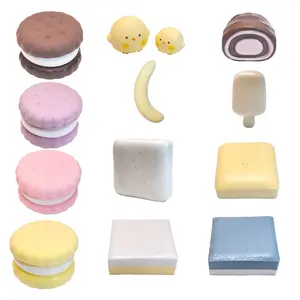 【Buy 3 get 1 free】BAMSQUISHY Slow rising  rebound series  Squishy Fidget Toys for Stress Relief - Soft Squeeze Toys with Thick Creamy Slime Texture, Handmade Non-Toxic Sensory Toys
