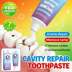ZKRICARO Anti-Cavity Repair Toothpaste: Repairs cavities, removes plaque and tartar, cleans the mouth, and whitens teeth.