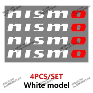 4 Piece Car Door Handle Decal Stickers, Body Decoration Vinyls for Nissan Nismo, Teana, X-Trail, Qashqai, Leaf, Micra, Versa, Note