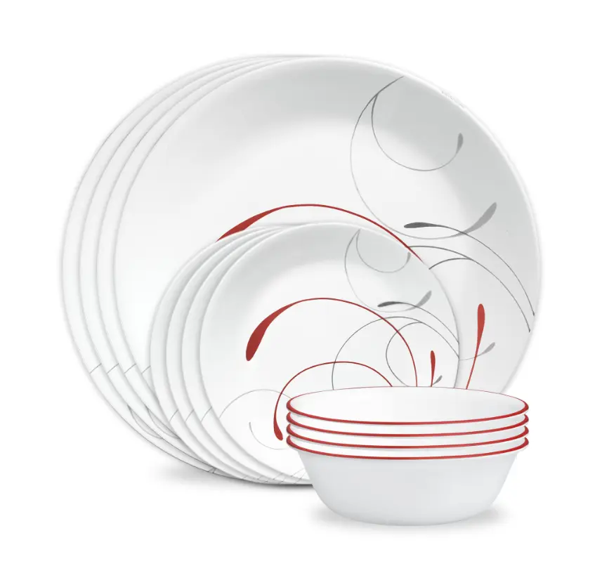Splendor 12-Piece Glass Dinnerware Set (Service for 4)