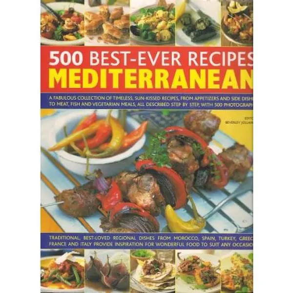 Used Mediterranean Cookbook - The Cookbook: 500 Best-Ever Recipes by Beverley Jollands (Paperback)