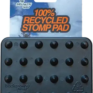 Snowboard Stomp Pad, 100% Recycled Plastic - Spike Grip - Snowboard Traction Pad