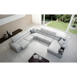 Linehan Modern Leather Sectional