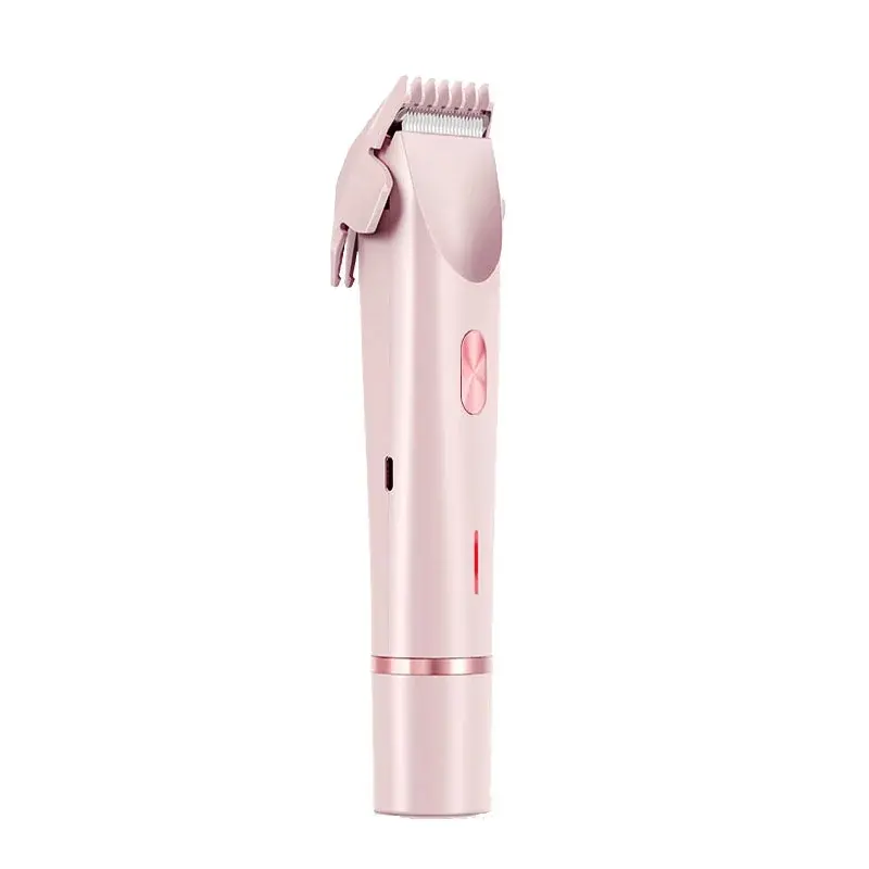 Women's Dual Head Electric Razor, Cordless Portable Shaver, Two-In-One Hair Removal Trimmer, Body & Face Use, Lithium Ion Battery, New Condition, Model Zb-0236L
