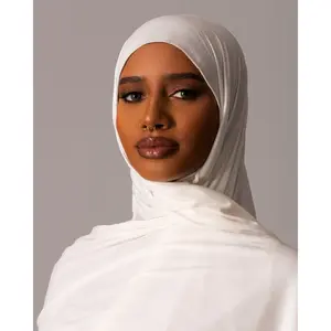 Premium Jersey Hijab – Ivory White