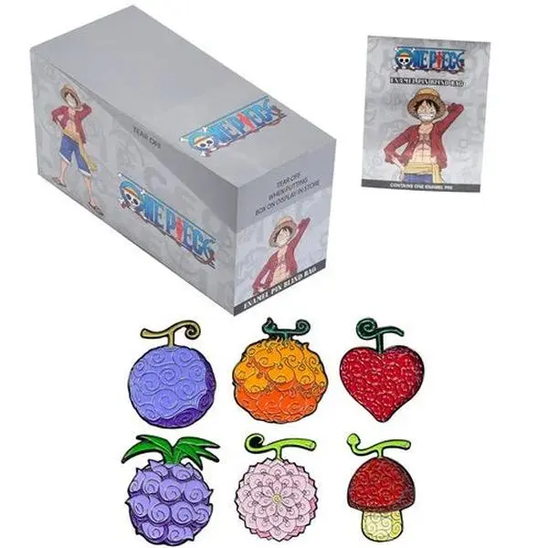Great Eastern Entertainment 1-Piece Devil Fruit Blind-Box Enamel Pins - Entertainment Earth Exclusive Collectible Pinbacks
