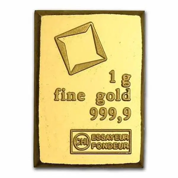 Valcambi 1 Gram .999 Gold Bar