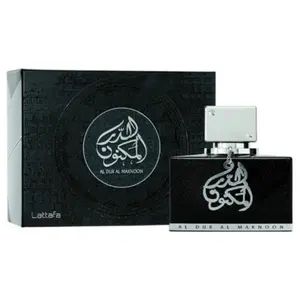 Lattafa Al Dur Al Maknoon Silver For Unisex 3.4 Oz EDP Spray