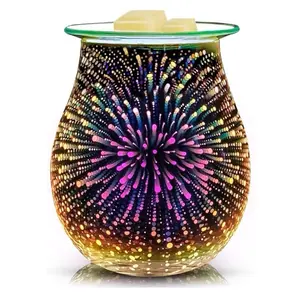 Electric Wax Warmer with Large Illumination Fragrance Warmer NP5 Bulb Included Decorative Electric Scented Wax Warmer for Medium to Large Spaces Pink Perfume Aroma Safe Home Fragrance