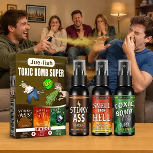 3-pack of stink spray, prank spray, strong-smelling fart spray, prank gifts, adult prank props, office pranks, school pranks, April Fools’ Day gifts, Christmas gifts, the perfect prank props
