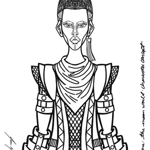 Unframed-ERO: Concept Character 11x17 Cardstock Print