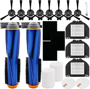 RV2310AE Replacement Parts for Shark AV2310AE RV2310AE RV2320S UR2350AE RV2300S Matrix Robot Vacuum Cleaner 2 Main Brush Roller 2 Sets  Filters 3 Filters 8 Side Brushes (Not For RV2300)