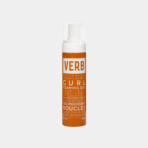 VERB Curl Foaming Gel - Lightweight Haircare for Frizz Control, Ideal for Styling and Stylish Hair