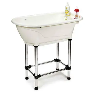 Master Equipment Bathe & Go Ivory Grooming Tub -