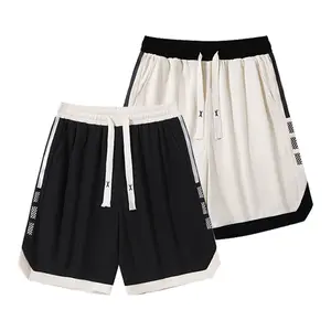 Men'S Stylish Lace-Up Casual Shorts | Thoughtfully Designed Pockets, Soft And Comfortable Fabric Suitable for Everyday Street And Outdoor Wear