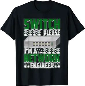 Switch Please IT Tech System Admin Network Engineer T-Shirt - Luismrid Shop 96B09X33J7LV