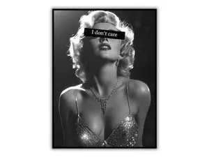 Marilyn Monroe Poster, Fashion Wall Art, Iconic Marilyn Print, Glamour Wall Decor, Trendy Room Art