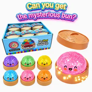 New for 2026: A fun, dumpling-shaped stress-relief squeeze toy-the "My Secret Steamed Bun" blind box.Made from soft TPR material, it offers stress relief and a delightful unboxing experience, with a random style in every pack.Perfect as a gift for Valen