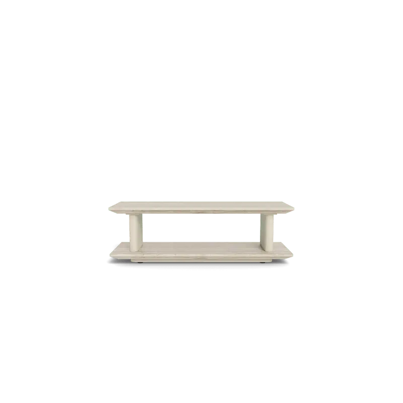 Santorini Stone Rectangle Side Table