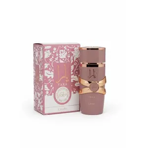 Lattafa Perfumes Yara Elixir 3.4 Oz 100ml Eau de Parfum for Women Oriental Gourmand Amber Fragrance with Strawberry S'mores Jasmine & Black Currant