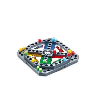 3D Flying Chess Travel Game, Non-Magnetic Checkers, Compact Design Easy to Carry, Family Entertainment Party Gift