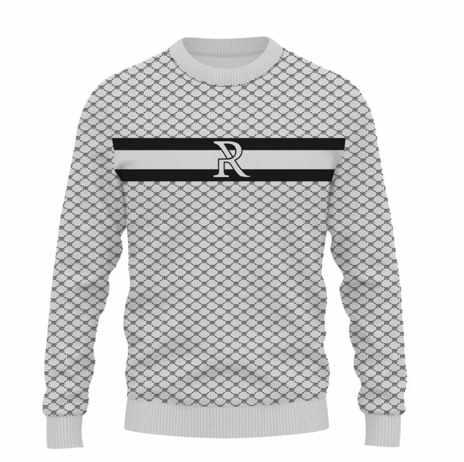Rose Paulino Official Mens Polar White Sweater Cotton Crewneck Menswear Sweatshirt