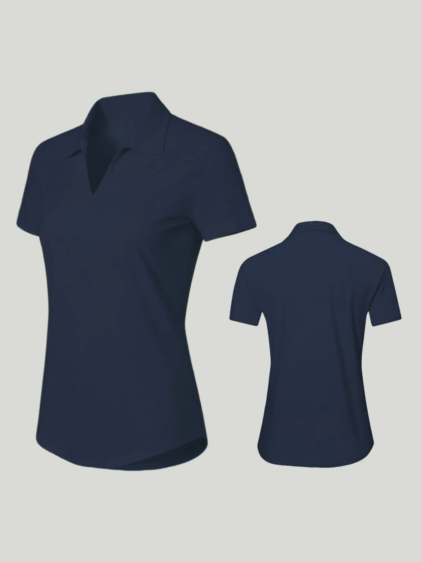 Women's Polo Sport Shirt Pure Color Short Sleeve Casual Sporty Style Golf Tennis Shirt Breathable Comfort Moisture Wicking Sweat Absorption Golf Polo Shirts Casual Sport Top Casual Sports Tops