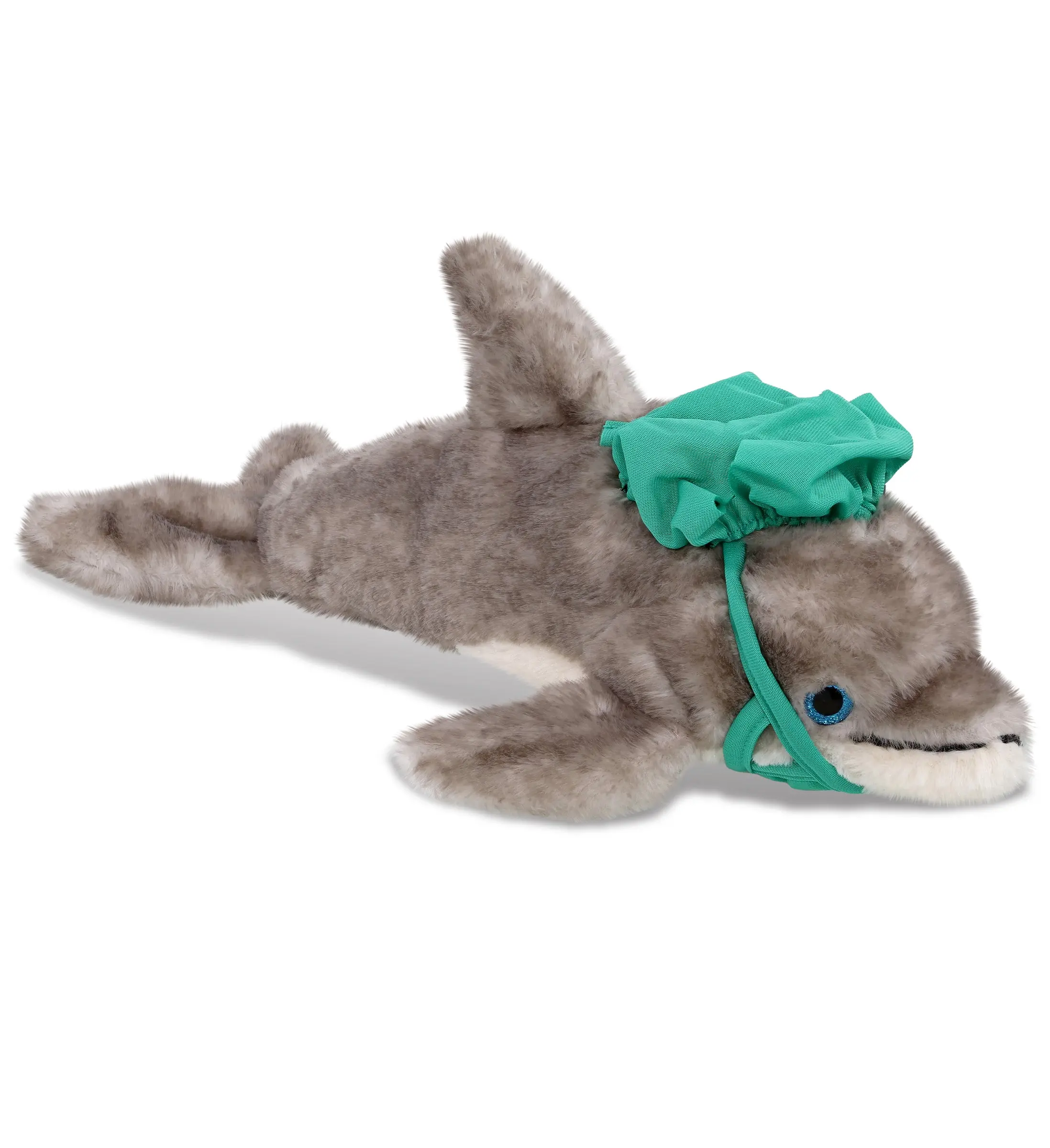 PLUSH DOCTOR - SUPER SOFT PLUSH - GREY DOLPHIN 16.5 INCH