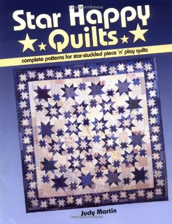 USED Book - Star Happy Quilts: Complete Patterns for Star-Studded Piece 'n' Play Quilts by Judy Martin (Unknown) - english