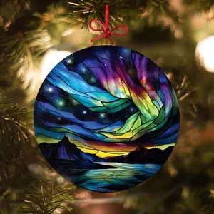 Aurora Borealis ACRYLIC Suncatcher Home Decor Window Hanging