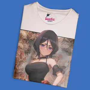 Anime Japanese Vintage Graphic Tee, Rukia Kuchiki Tee, Bleach Shirt, Manga Anime Shirt, Unisex T-Shirt, Anime Clothing, Giff for Men, Gift For Women Top Menswear Womenswear Streetwear