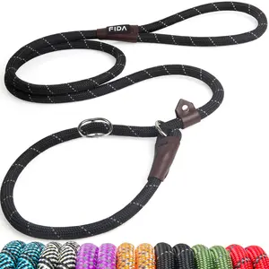 Fida Dog Leash, Slip Lead for Large & Medium Dogs, Trainer Recommended Anti-Pull Anti-Choke Training Leash, No Collar Needed & Easy to Control, Reflective Dog Leashes for Safe Night Walks #Summervibes #petlovers